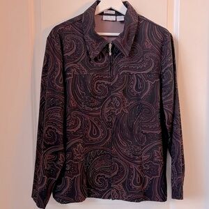 1830 Vintage Paisley jacket for women size 1X